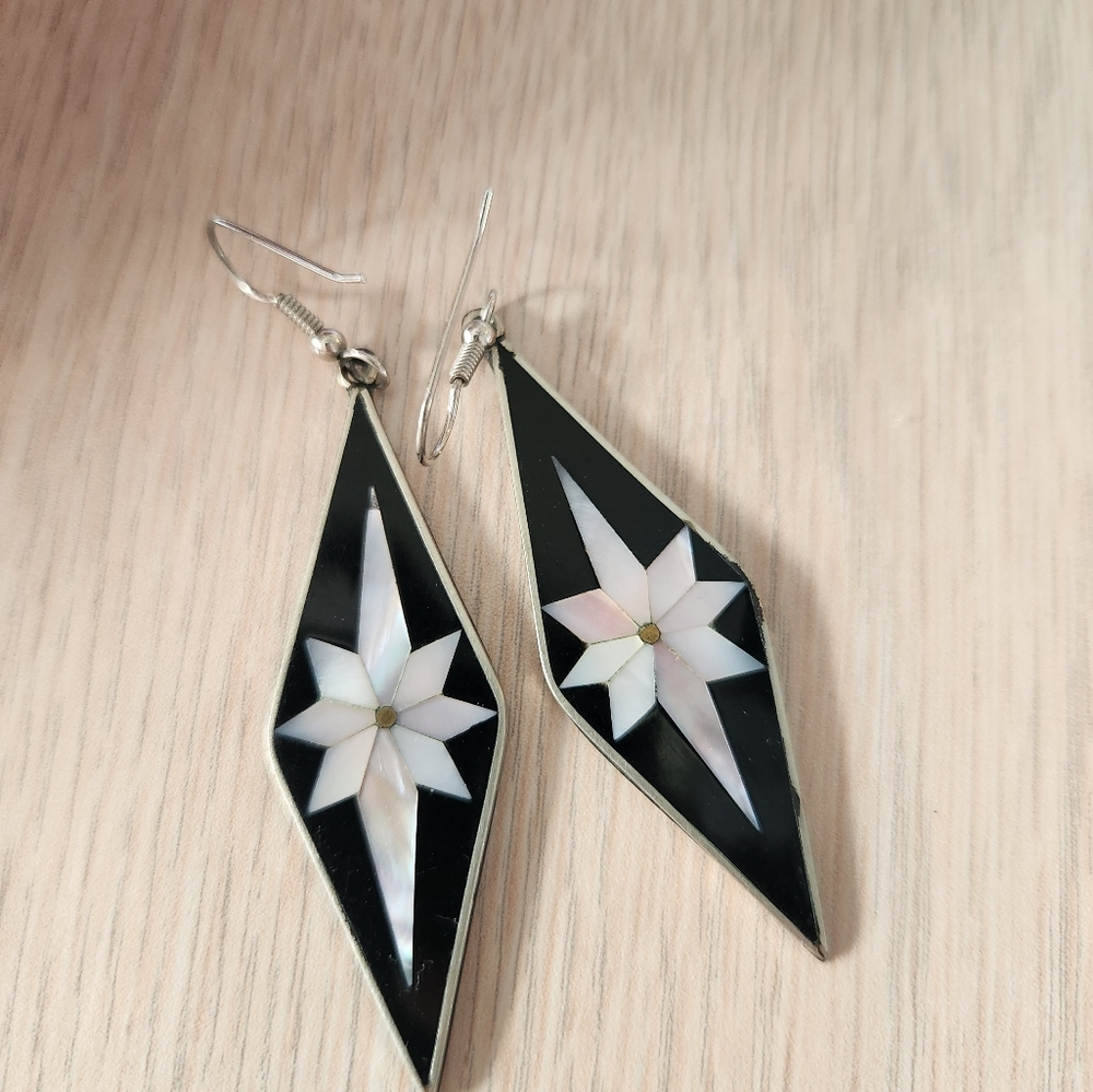 Black with flowers